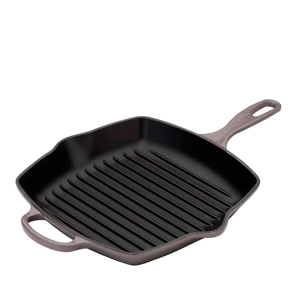 Grelha de Ferro Quadrada Le Creuset Signature Flint 26cm