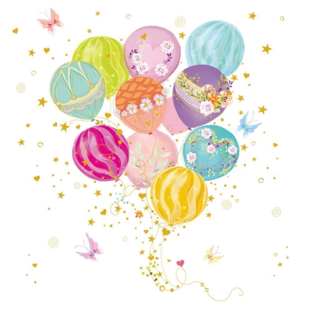 Guardanapo de Papel Balloons 33cm 20pçs