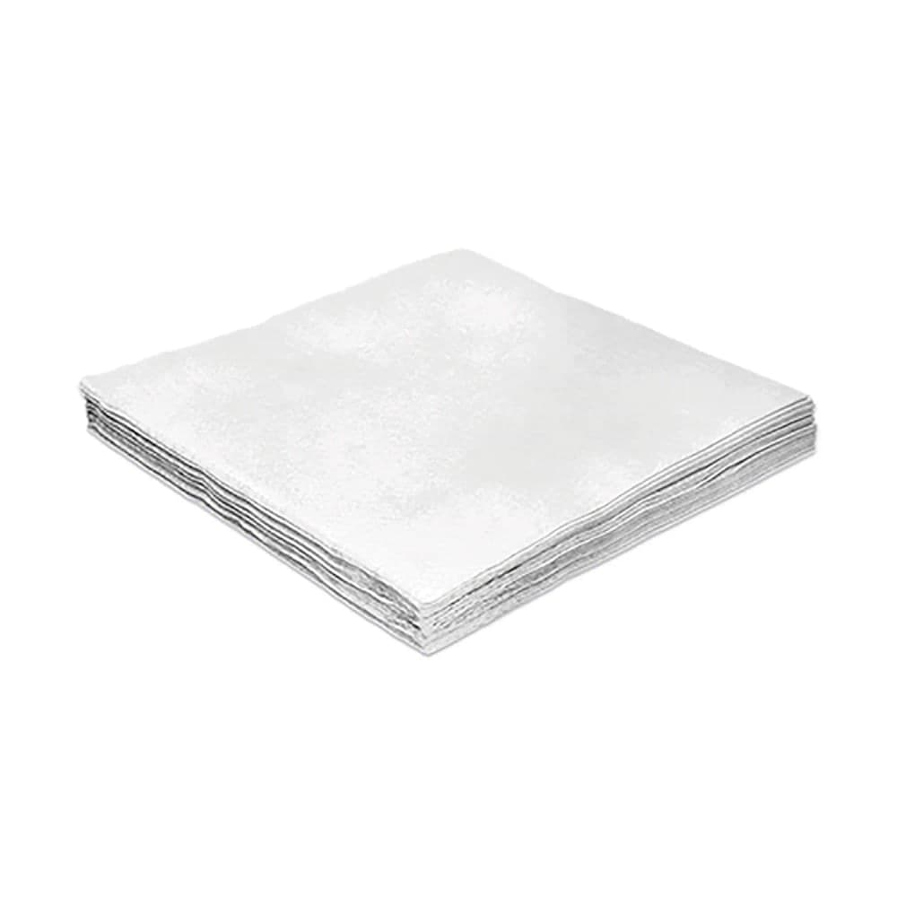 Guardanapo de Papel Folha Dupla 25cm Branco - Silver Plastic