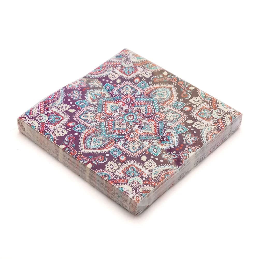 Guardanapo de Papel Mandala Vermelha 33cm - Sur La Table