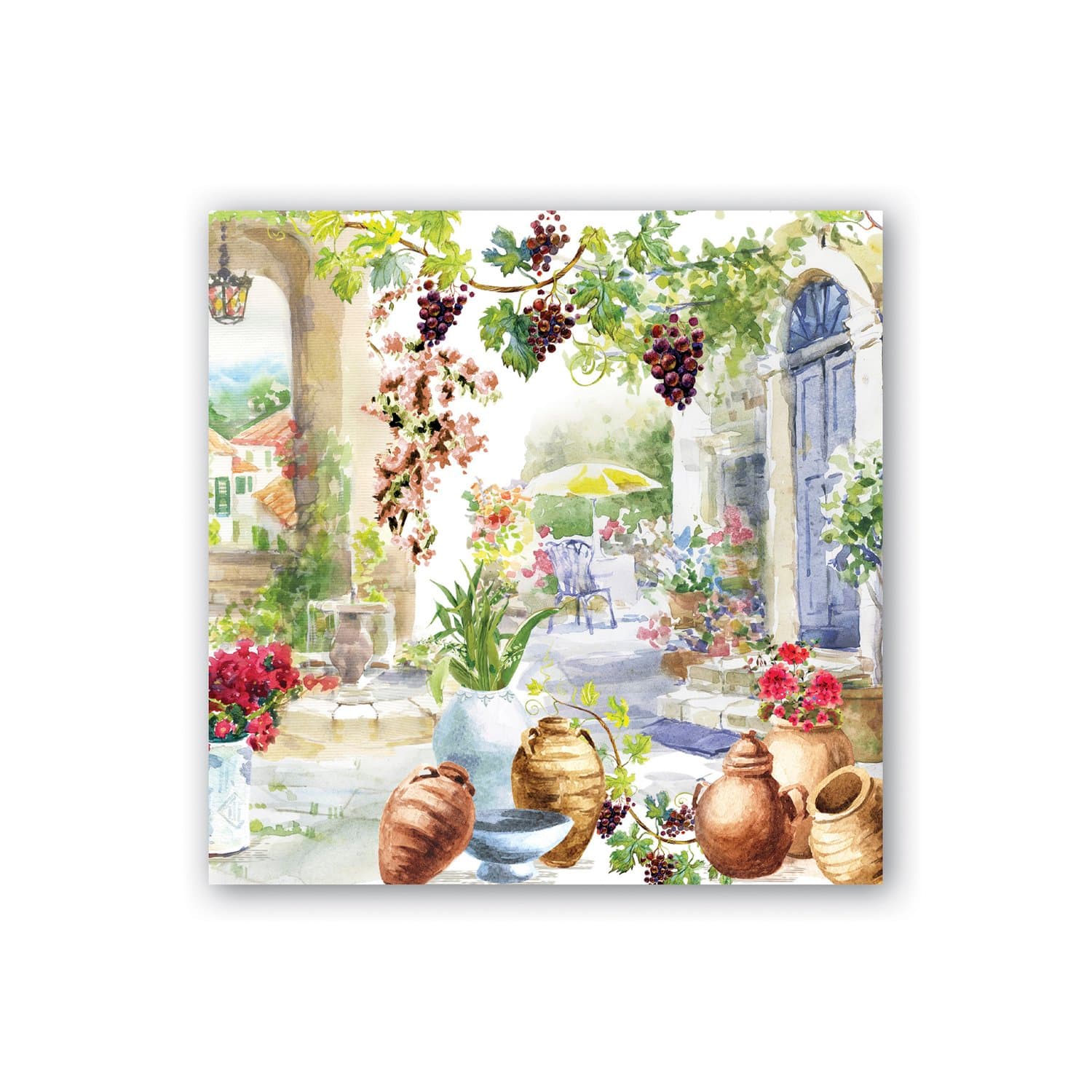 Guardanapo Lanche Tuscan Terrace Michel Design 16,5 cm x 16,5 cm