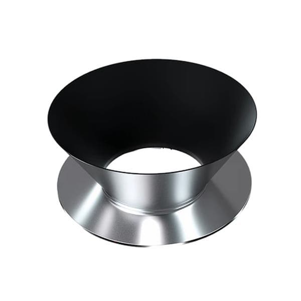 Interno de Plafon 1 Lâmpada Preto Plástico Luminatti