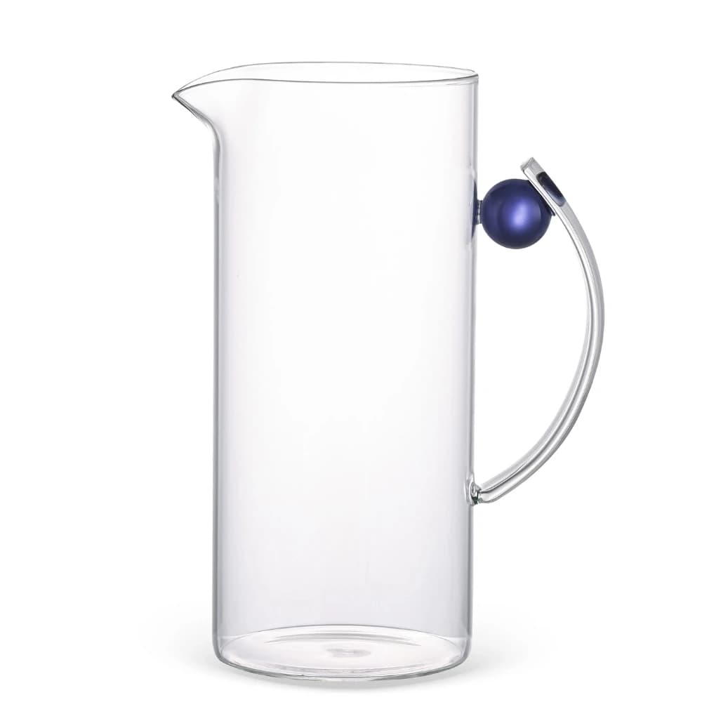 Jarra de Vidro Dot Azul 1,1l