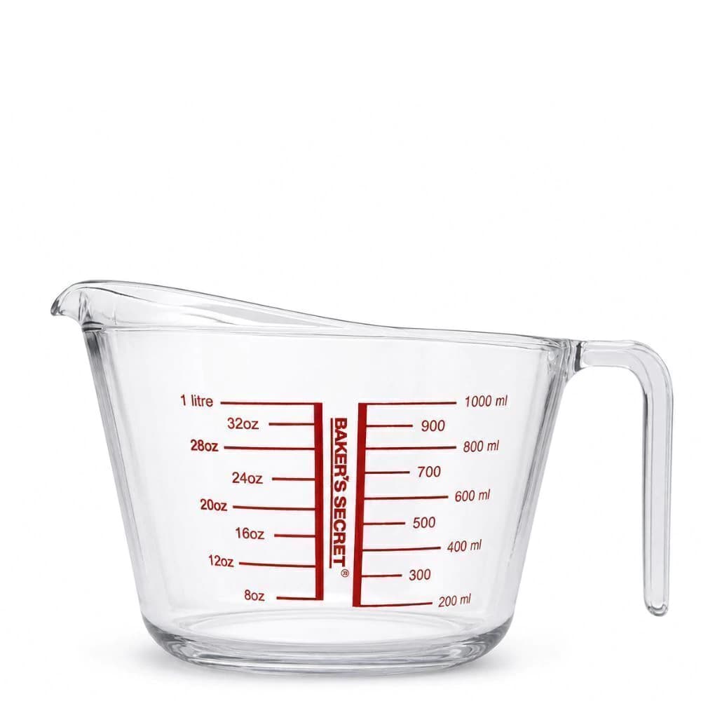 Jarra Medidora de Vidro Bakers Secret 1L