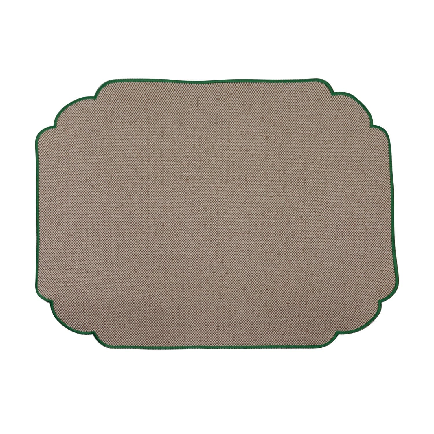 Jogo 4 Americanos Retangular Suva Collection Mescla e Verde Folha