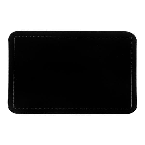 Jogo Americano Retangular PVC Color Preto 44x28,50cm