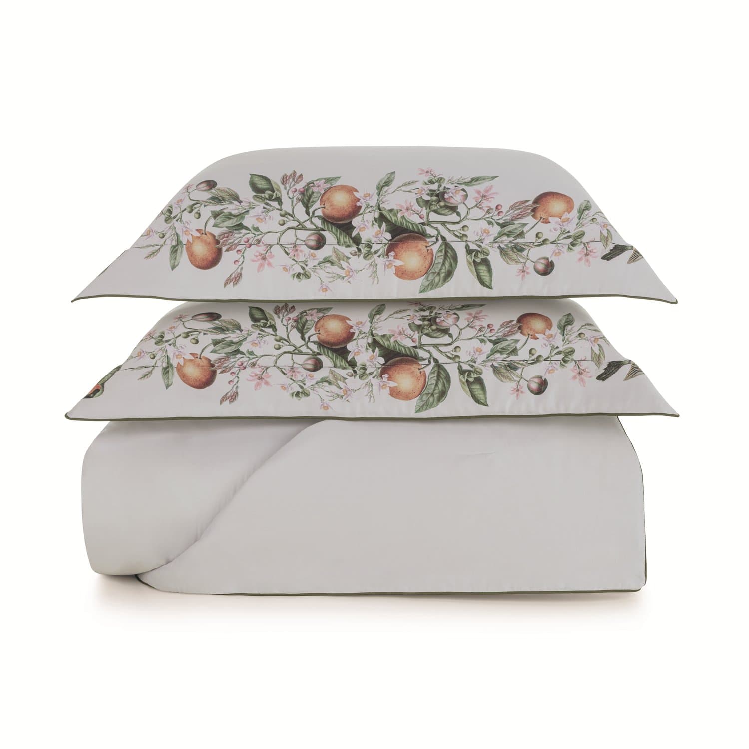 Jogo Colcha Casal Arancia 300 Fios Trussardi Estampado 240cm x 280cm