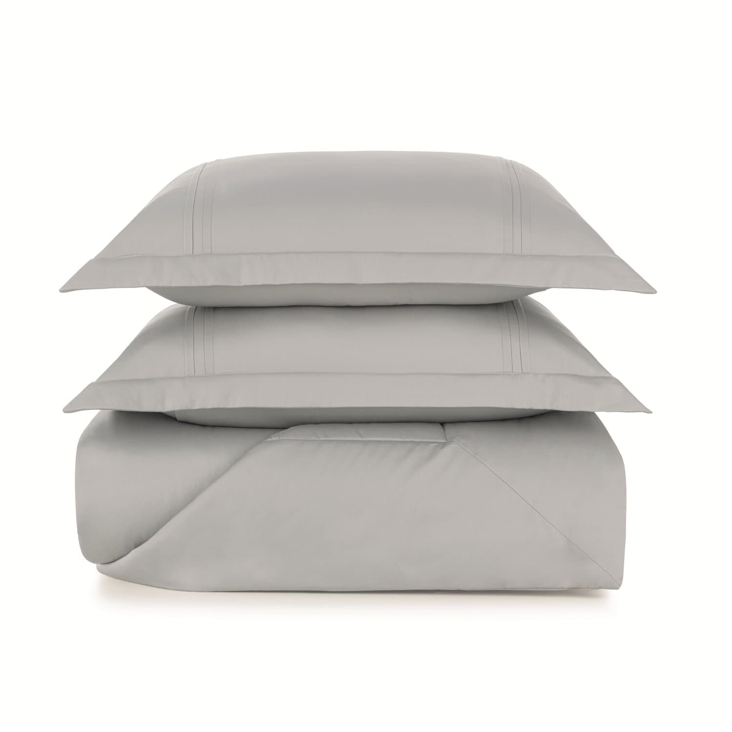 Jogo Colcha Queen Naxos 400 Fios Trussardi Platino 260cm x 280cm