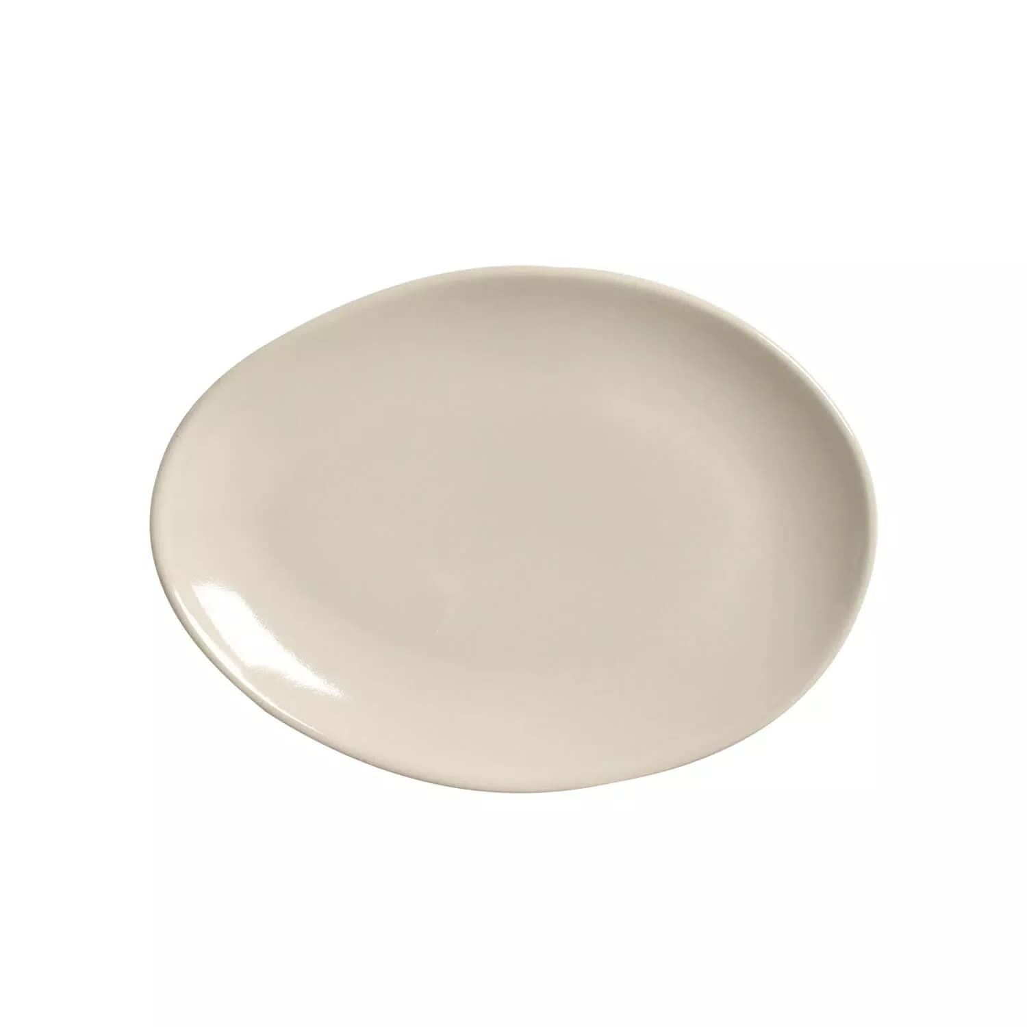 Jogo de 06 Pratos Sobremesa Oval Orgâncio Clay Porto Brasil