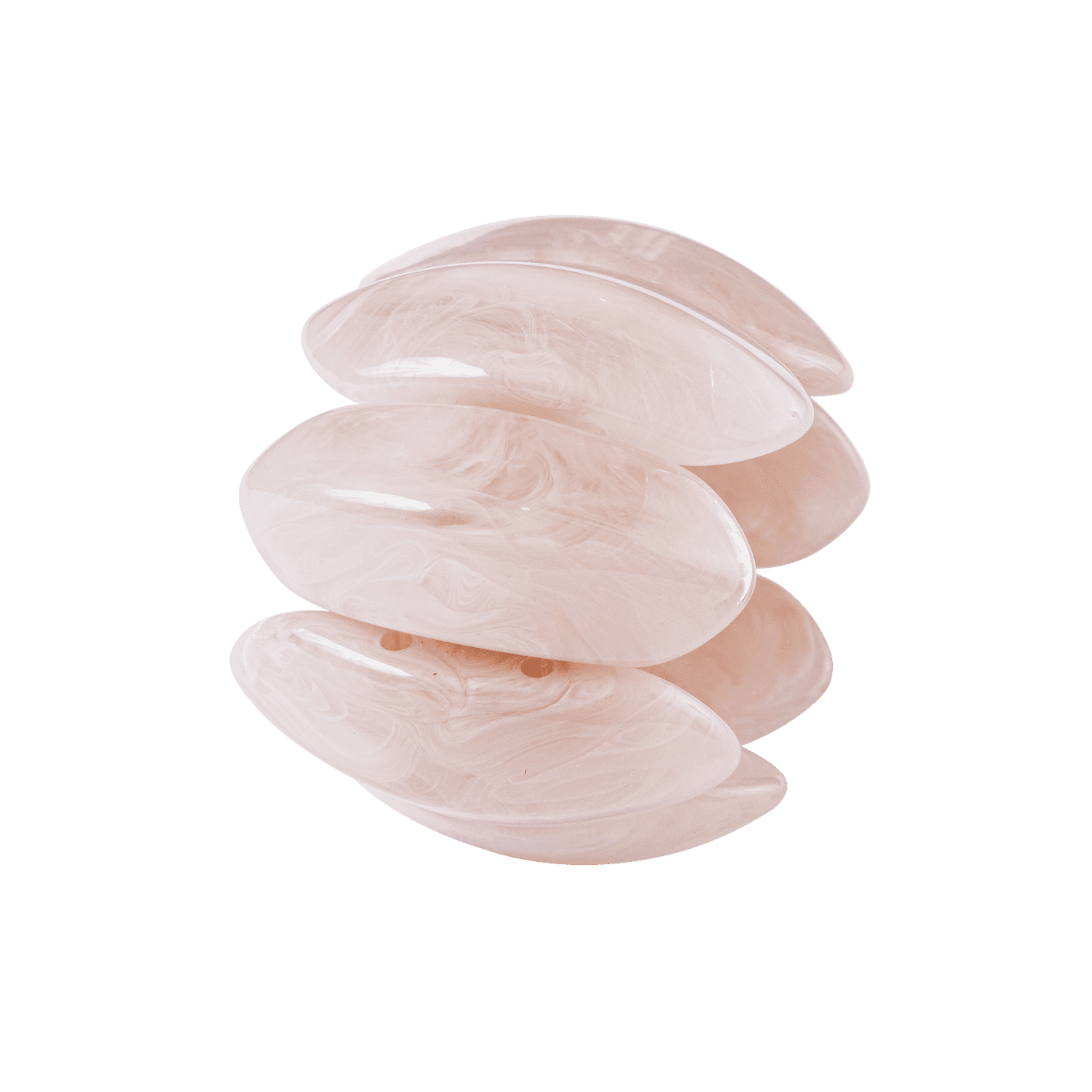 Jogo de 4 Porta Guardanapos Cristallo Auguri Casa Blush Rose