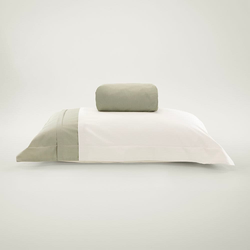 Jogo de Cama 3 Peças 100% Algodão Solteiro Veloso Sálvia