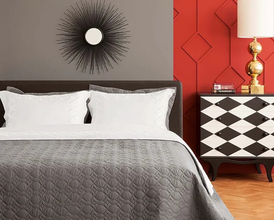 Jogo de Cama Andreza Bellagio Casal - Percal 300 Fios
