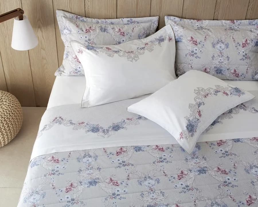 Jogo de Cama Buddemeyer Beatrice Solteiro King - Percal 200 Fios