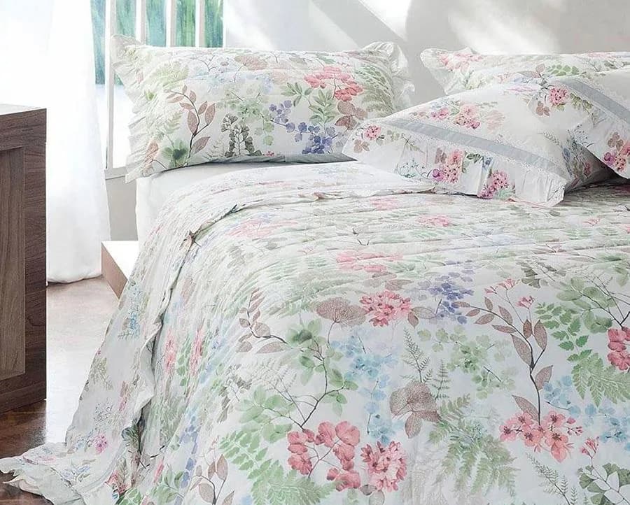 Jogo de Cama Buddemeyer Casal - Percal 200 Fios - Francesca