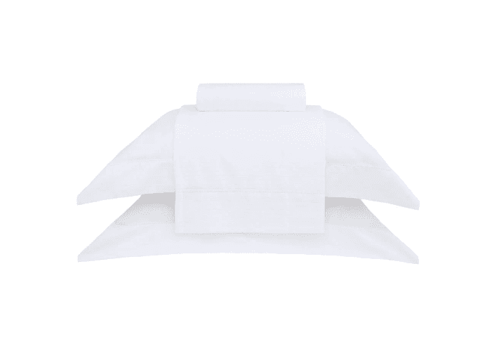 Jogo de Cama Casal Damask Stripes Buddemeyer Branco