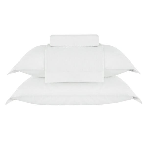 Jogo de Cama Casal King Size Algodão 150 Fios Cinza Buddemeyer