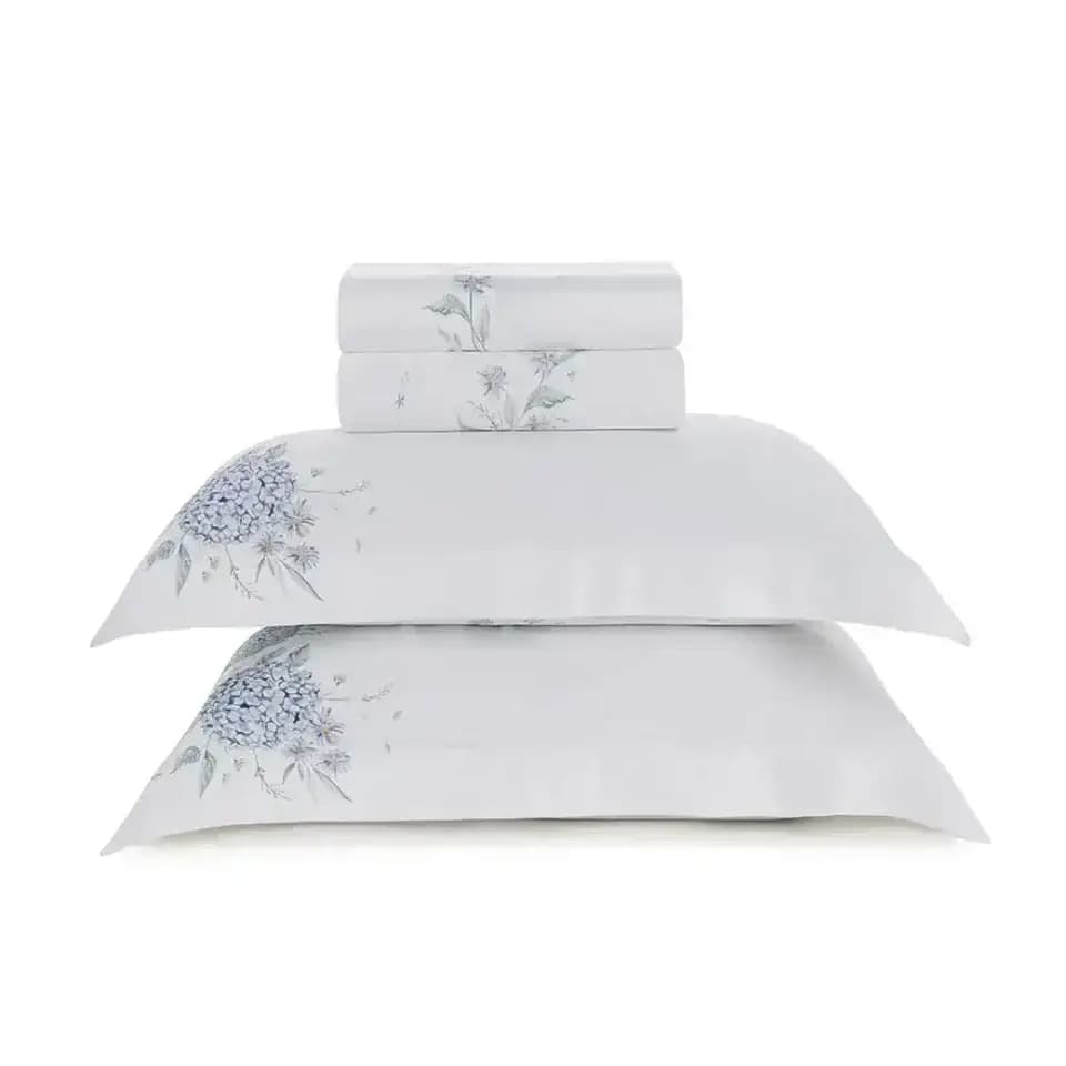 Jogo de Cama Casal Ortensie 300 Fios Trussardi — Casal