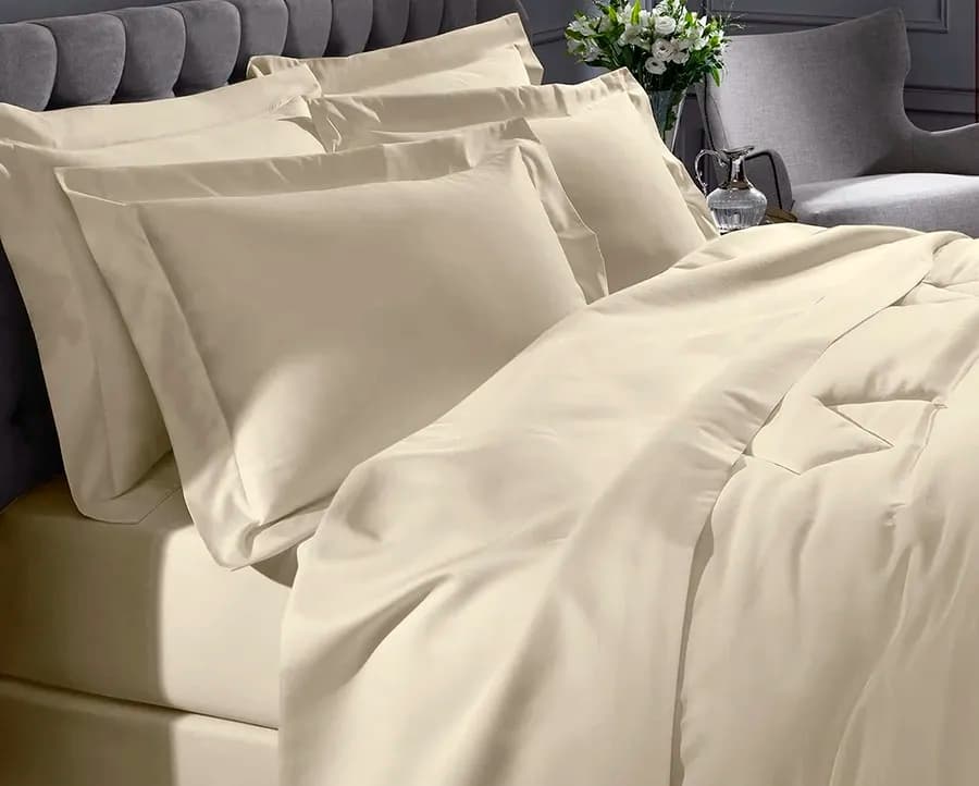 Jogo de Cama Luxo Queen - Percal 1000 Fios - Buettner