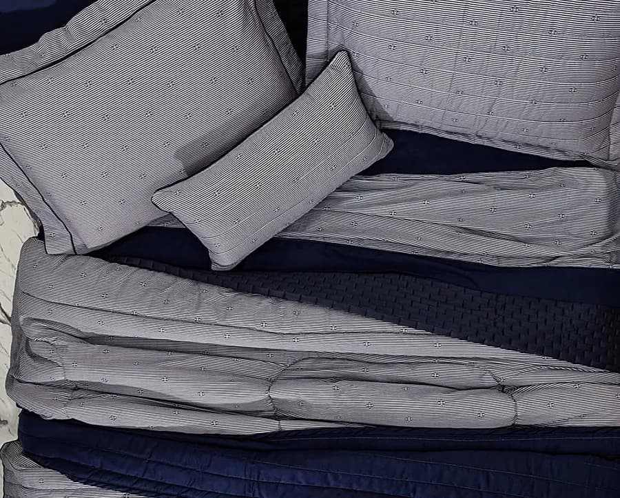 Jogo de Cama Milano Casal - Percal 300 Fios Acetinado - Linha K