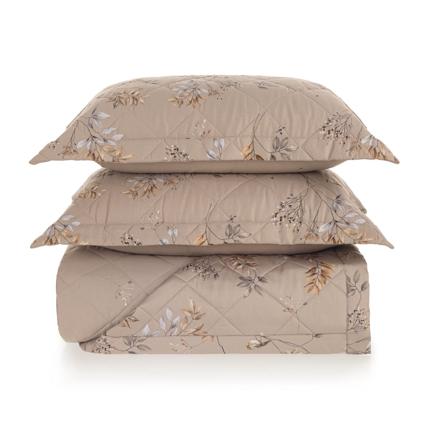 Jogo De Colcha Queen Aloro 200 Fios Trussardi 2,40 x 2,50 m