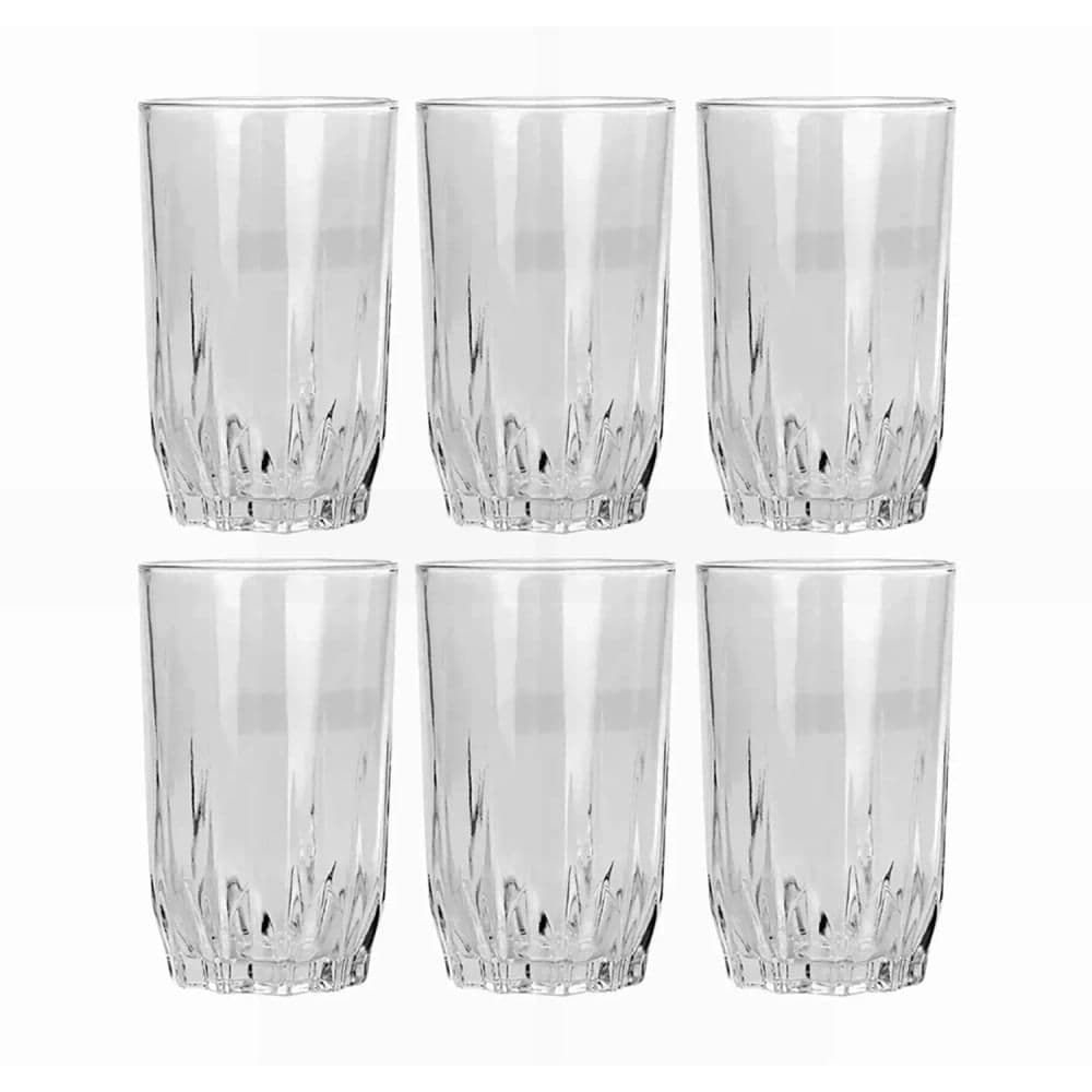 Jogo de Copos Lune 6 Peças 260mL - Plasvale