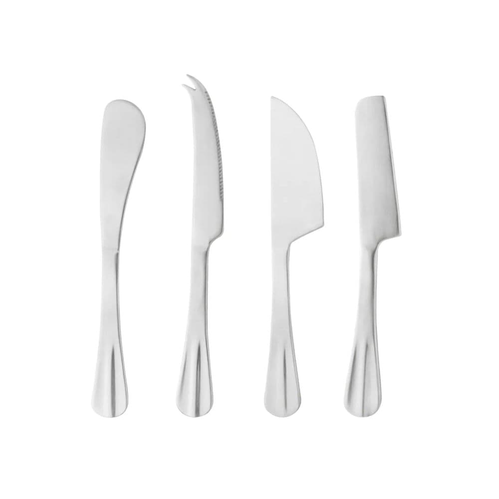 Jogo de Facas para Queijo com 4 Peças Inox - Lyor