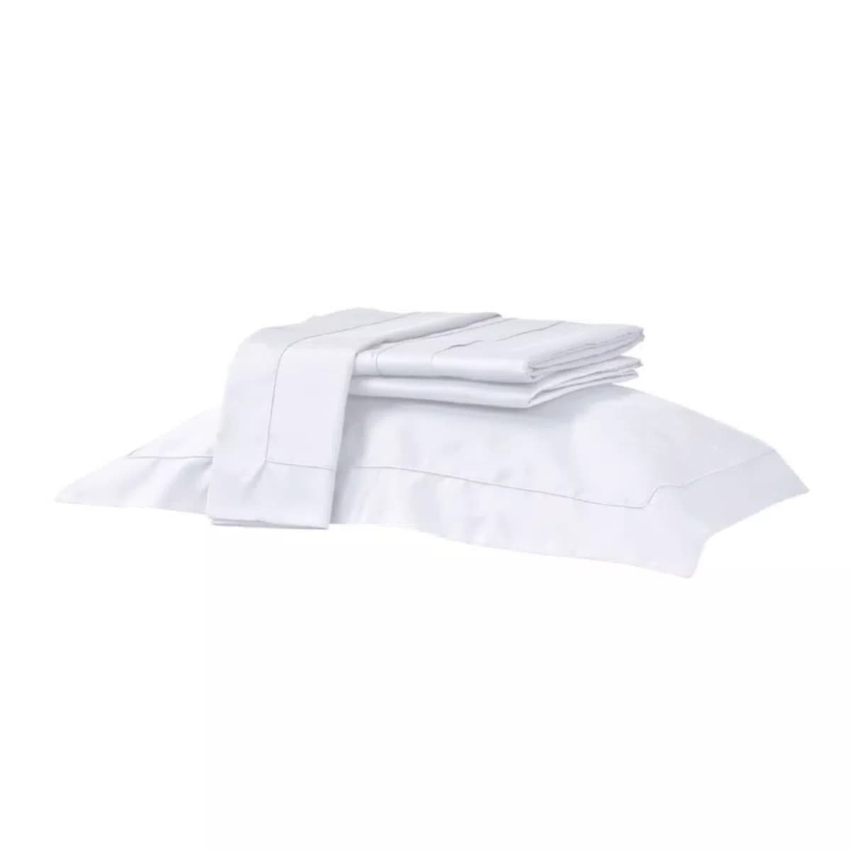 Jogo De Lençol King Cordonê 300 Fios Artelassê Branco