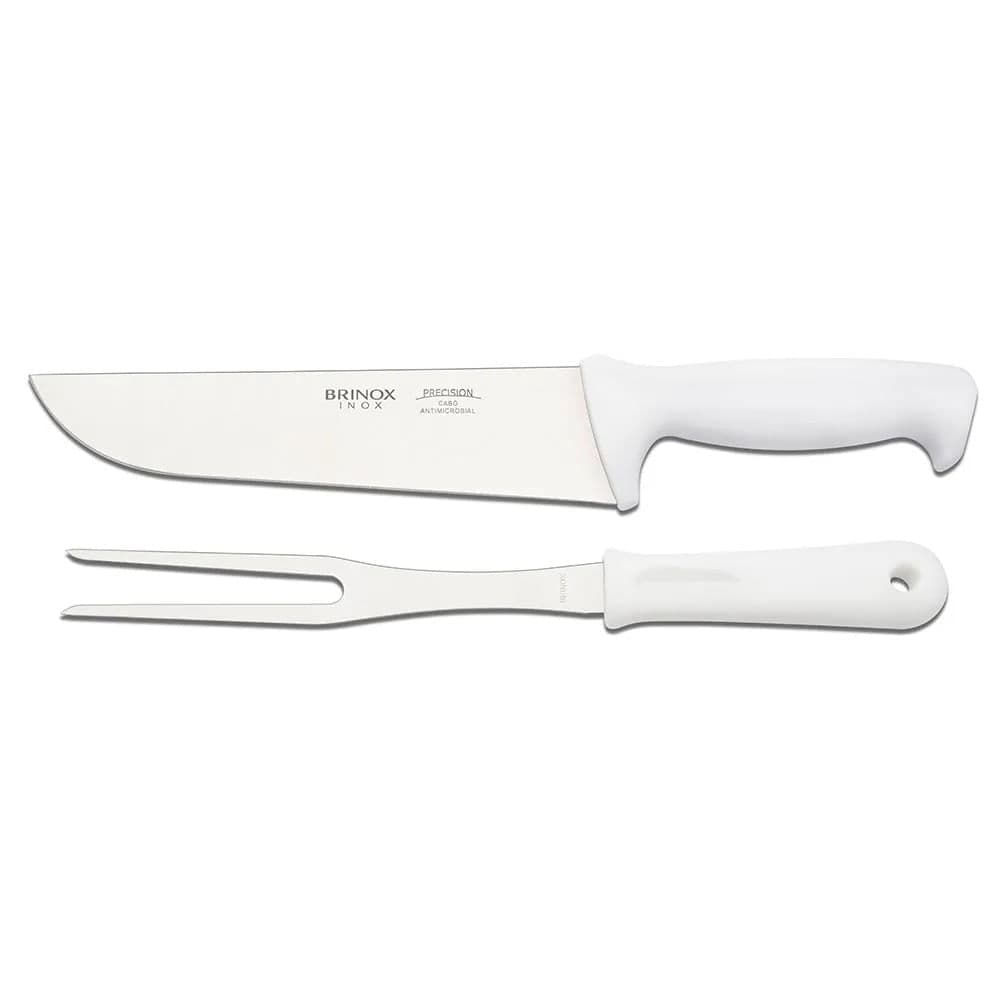 Jogo para Churrasco Precision 2 Peças Branco - Brinox