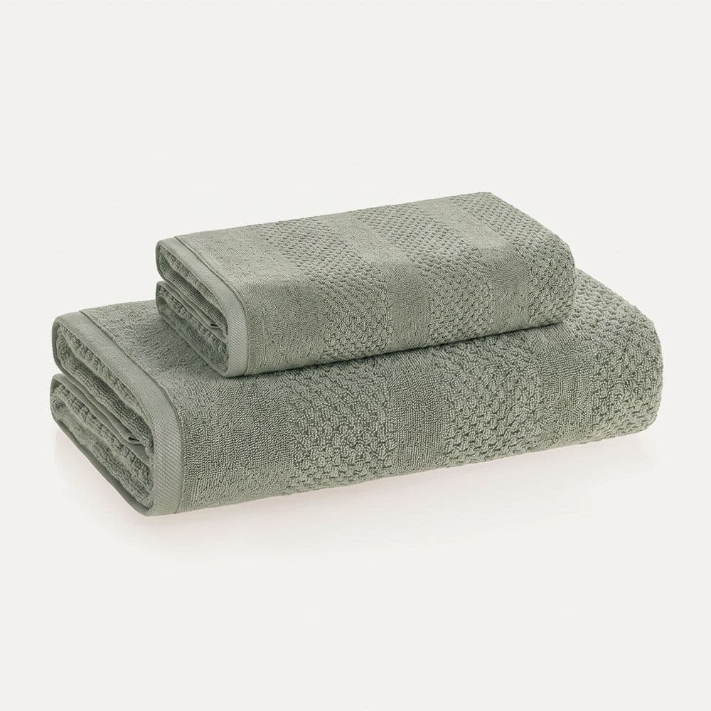 Kit Banhão e Rosto 100% Algodão Fio Zero Twist Roma Bonsai