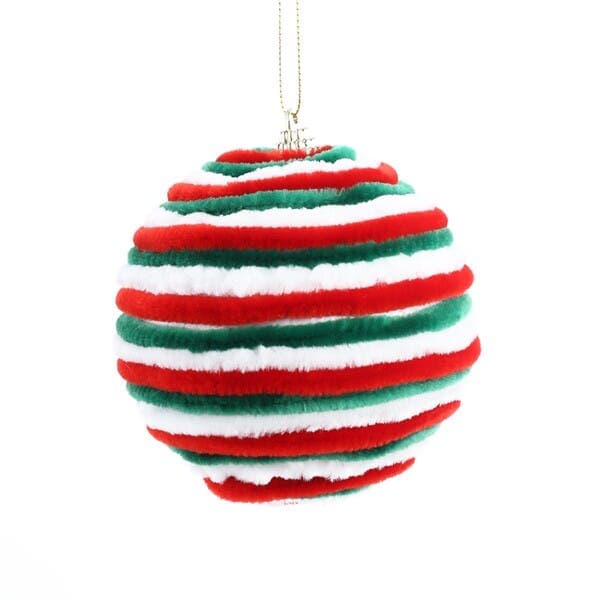 Kit Bola de Natal para Árvore Plástico Colorido 14x9cm Cromus