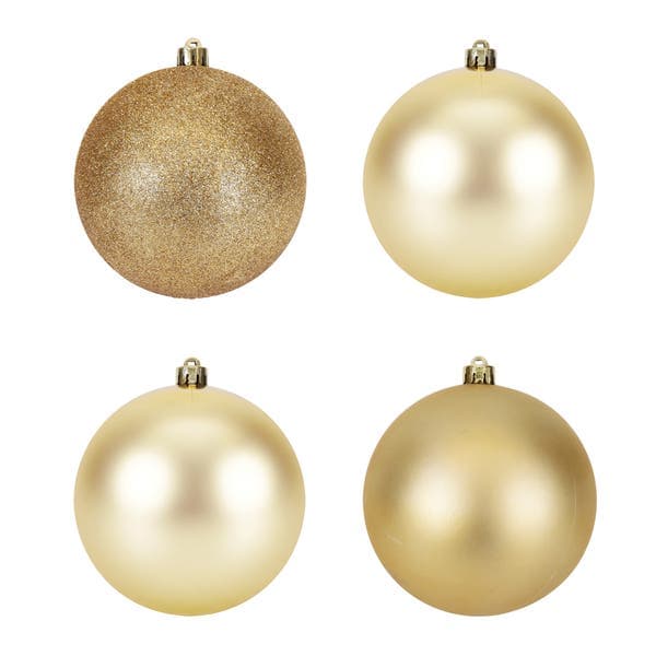 Kit Bolas de Natal Dourado Cromus: Celebre com Brilho e Elegância!