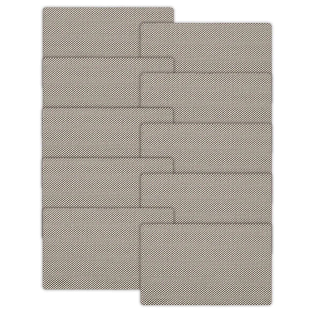 Kit Com 10 Lugar Americano Superfixo Taupe - Copa&cia