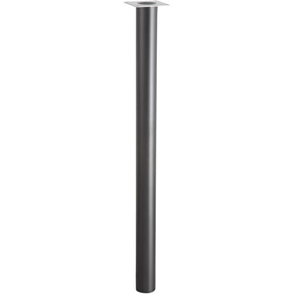 Kit com 4 Pés para Mesa Aço Preto 71x5cm Importado