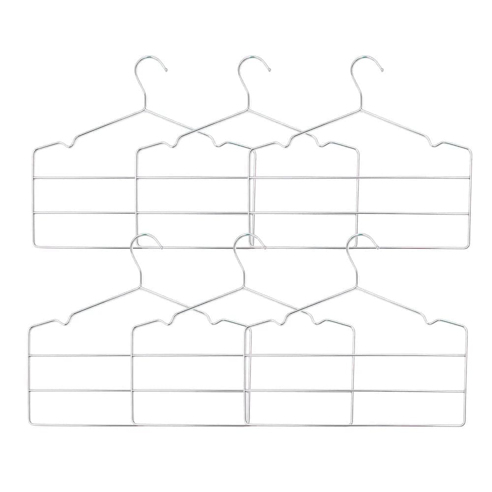 Kit Com 6 Cabides para Calças com Cavas - Arthi