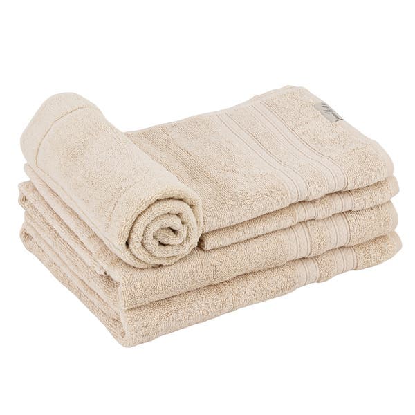 Kit de Toalhas 100% Algodão Bege Unika 5 peças Karsten