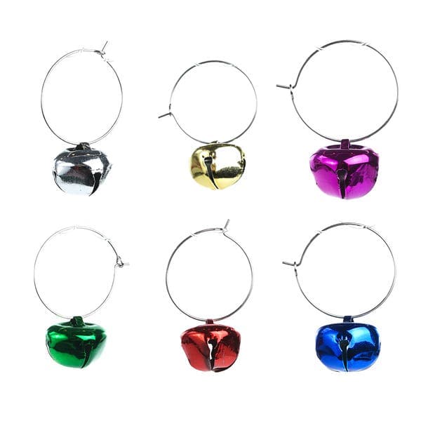Kit Enfeite Marca Taças Vidro Multicolorido 5x3x2cm Cromus 6 Peças