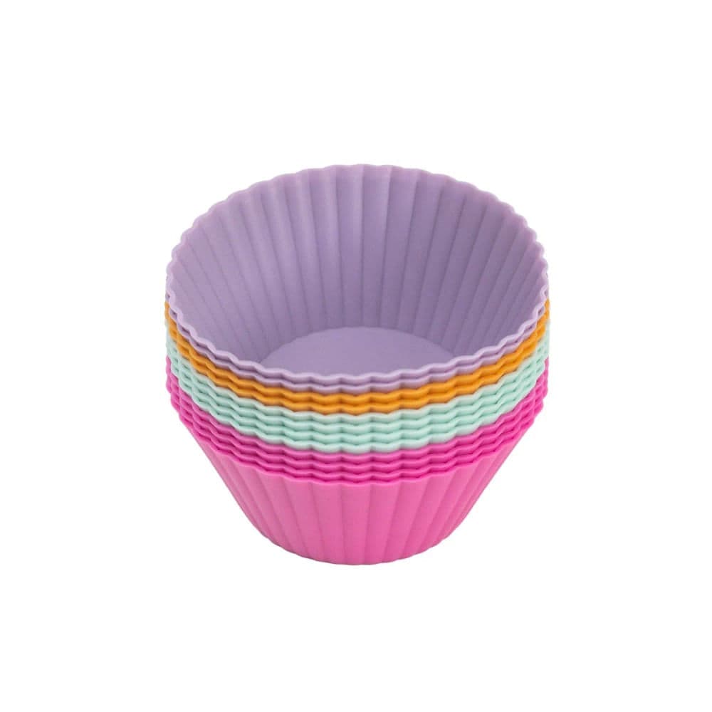 Kit Formas de Silicone para Bolinho 12 Peças - Mozcada