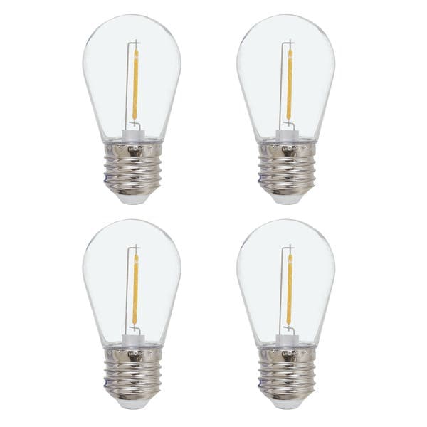 Kit Lâmpada de LED Filamento E27 Bulbo 50lm Luz Amarela 220V Lexman