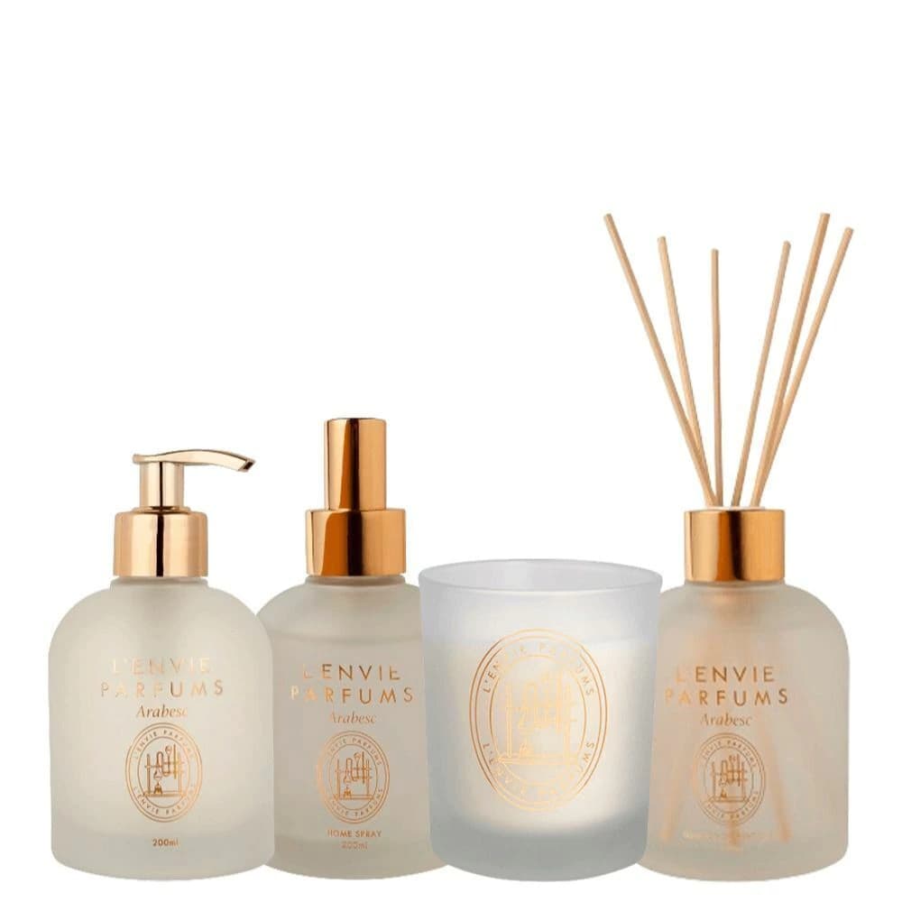 Kit Lenvie Arabesc Figo Ambarado 4pçs