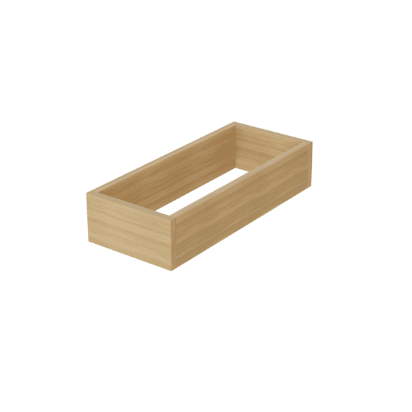Kit Rodapé Multilinha MDF 10x20x47cm Nature Nesher