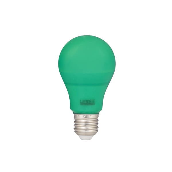 Lâmpada de LED E27 Bulbo 10W Luz Verde Bivolt Luminatti
