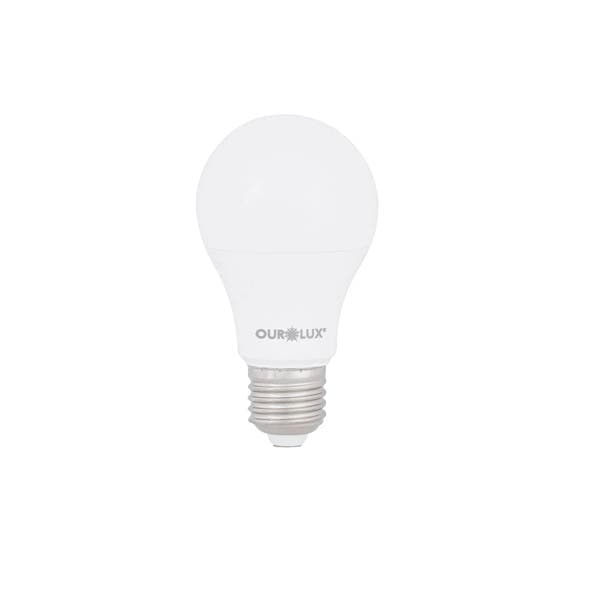 Lâmpada de LED E27 Bulbo 9W 810lm Luz Amarela Bivolt Ouro Lux