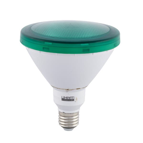 Lâmpada de LED E27 PAR38 15W Luz Verde Bivolt Luminatti