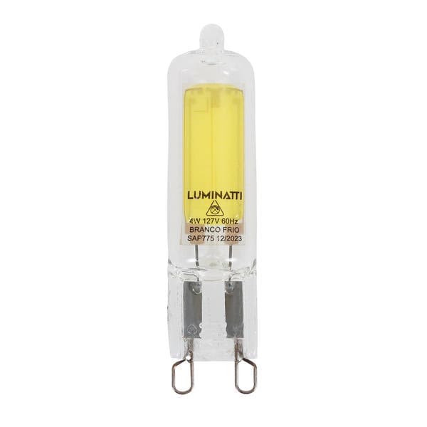 Lâmpada de LED G9 Cápsula 4W 320lm Luz Branca 127V Luminatti