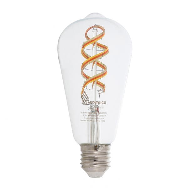 Lâmpada de LED Inteligente E27 Pêra 6W 500lm Luz RGB 127V Ledvance