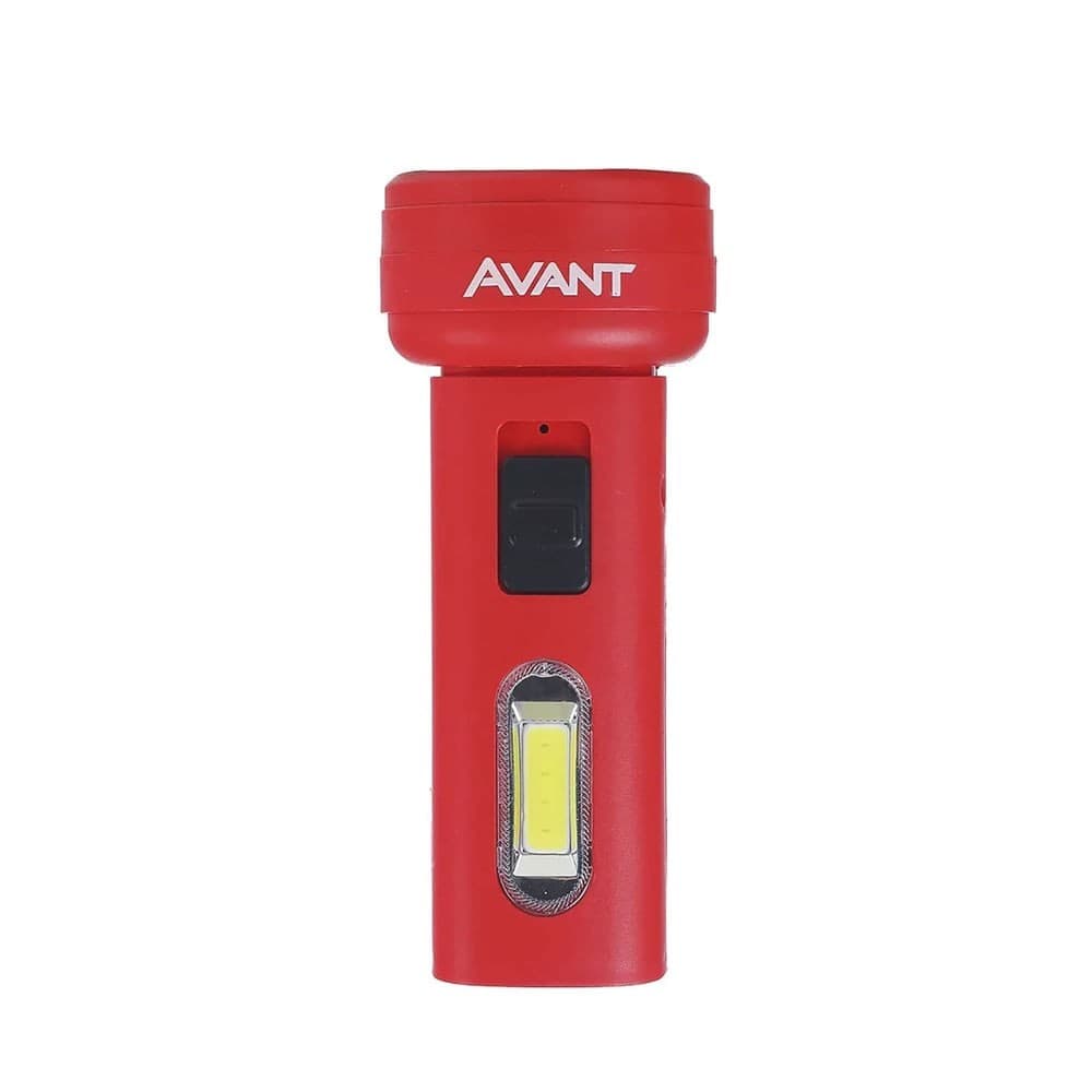 Lanterna Solare Recarregável 1,5w Vermelha - Avant