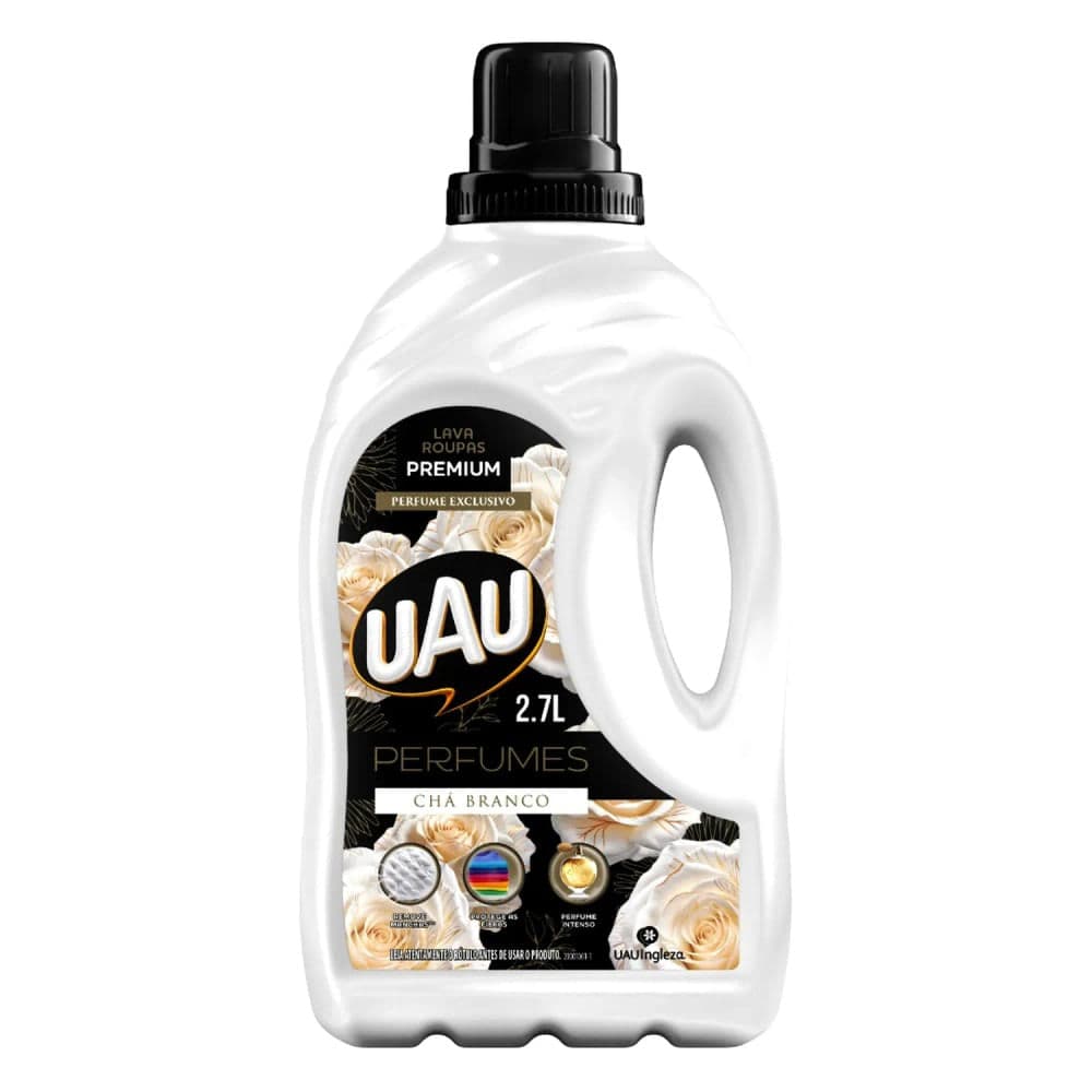 Lava Roupas Líquido Chá Branco 2,7l - Uau