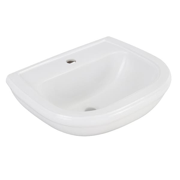 Lavatório para Coluna Retangular 16,5x53x44cm Branco Sabatini Icasa