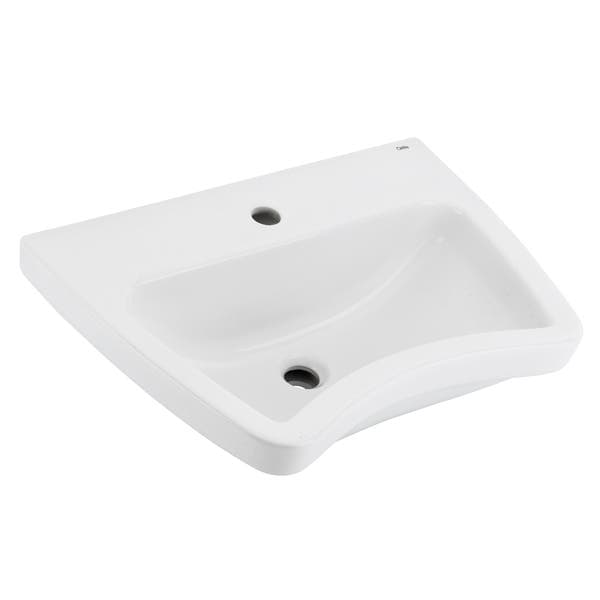 Lavatório Suspenso Retangular 20x60x42cm Branco Acesso Celite