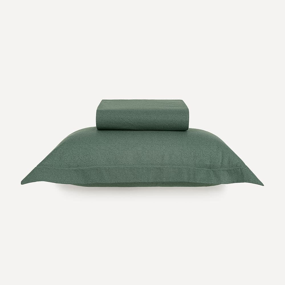 Lençol de Elástico Infantil Solteiro e Fronha Berlin Verde